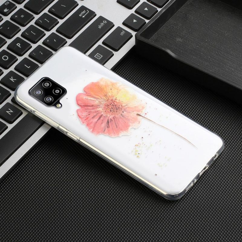 Cover Samsung Galaxy A12 Akvarelblomst