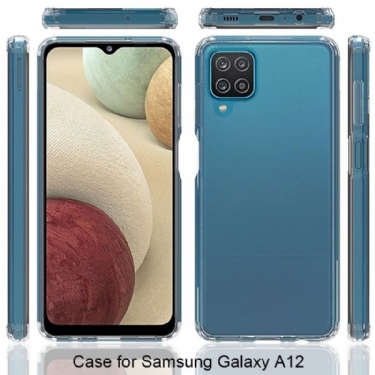 Cover Samsung Galaxy A12 Anti-fald Beskyttelsessæt Gennemsigtig