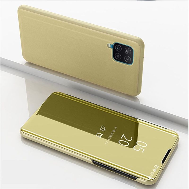 Cover Samsung Galaxy A12 Anti-fald Flip Cover Spejleffekt