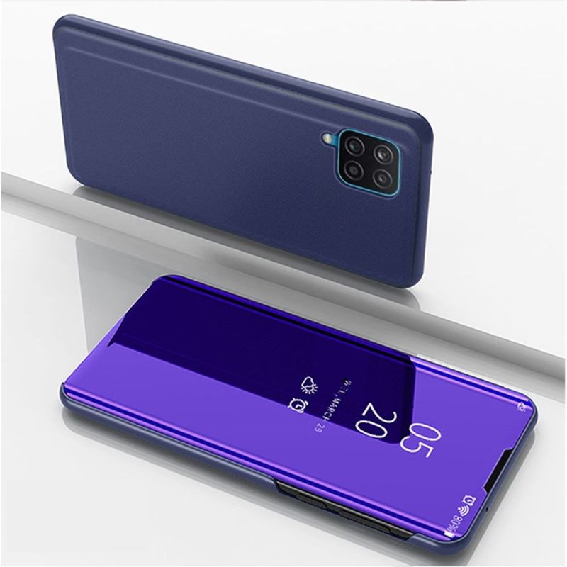 Cover Samsung Galaxy A12 Anti-fald Flip Cover Spejleffekt