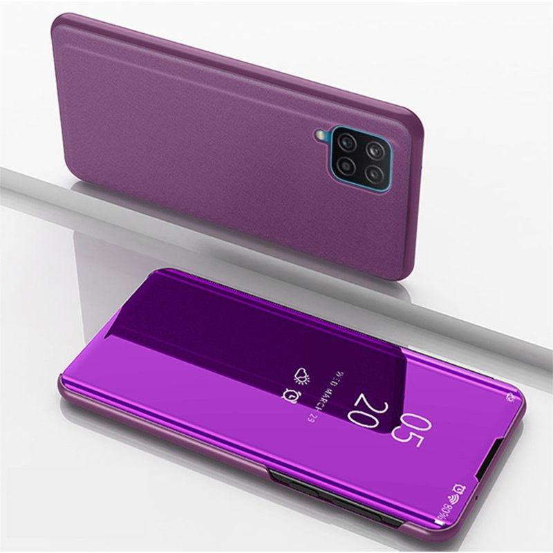 Cover Samsung Galaxy A12 Anti-fald Flip Cover Spejleffekt