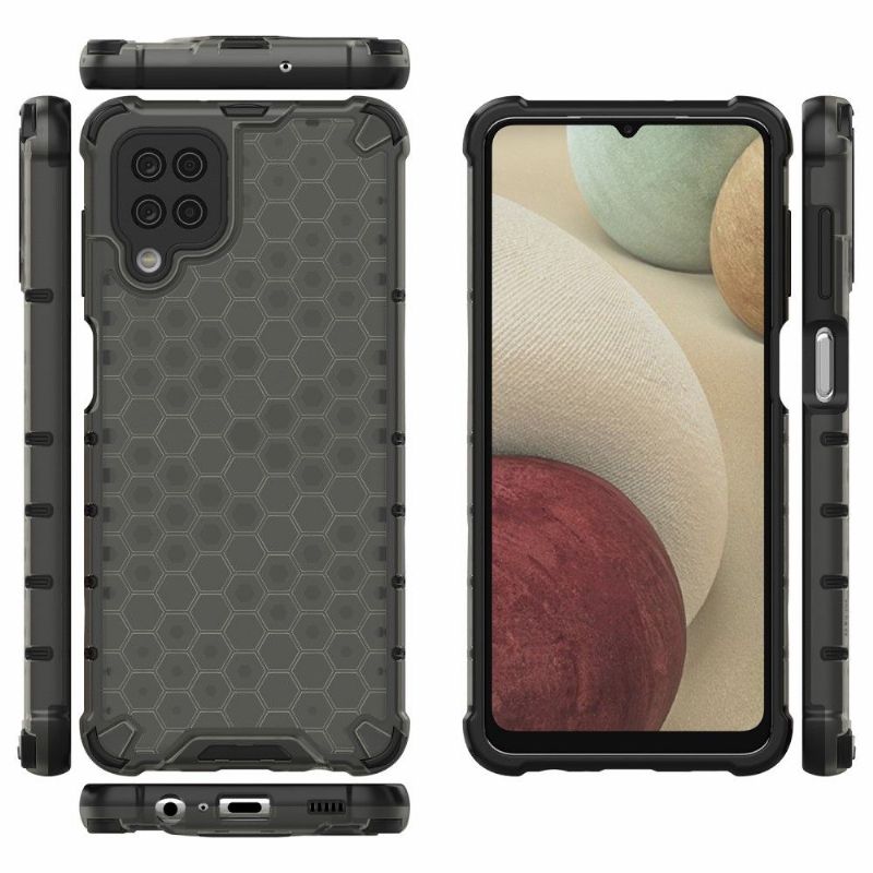 Cover Samsung Galaxy A12 Anti-fald Honeycomb Design