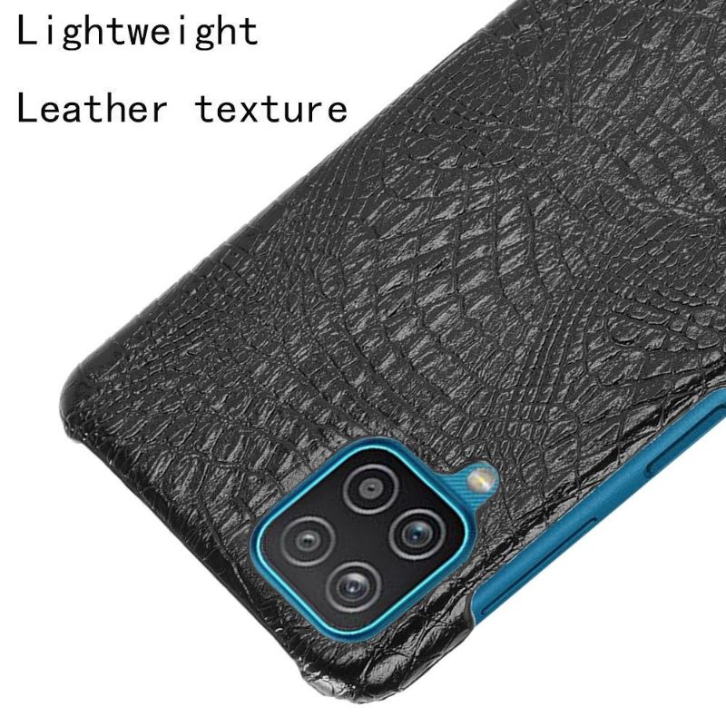 Cover Samsung Galaxy A12 Croc Skin Effekt