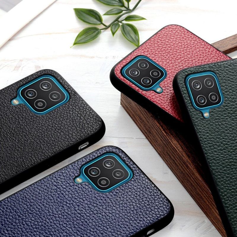 Cover Samsung Galaxy A12 Kornet Ægte Læder