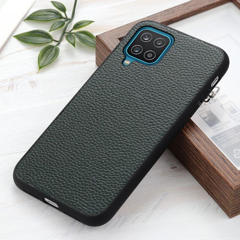 Cover Samsung Galaxy A12 Kornet Ægte Læder