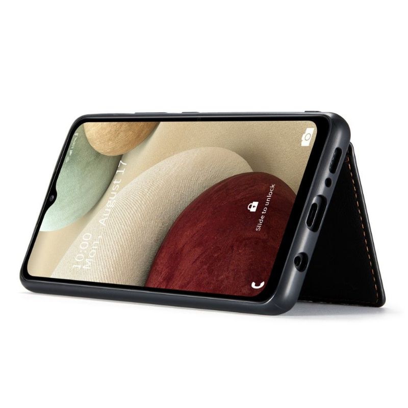 Cover Samsung Galaxy A12 Lædereffekt + Aftagelig Kortholder