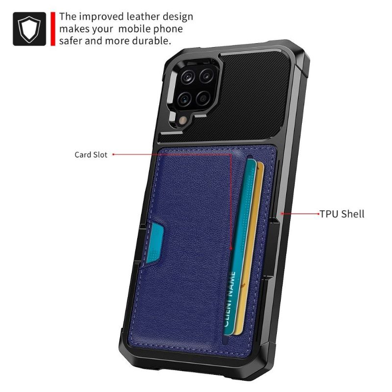 Cover Samsung Galaxy A12 Supportfunktion Kortholder