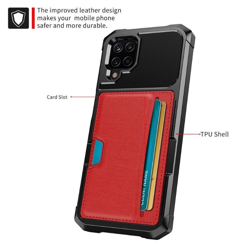 Cover Samsung Galaxy A12 Supportfunktion Kortholder