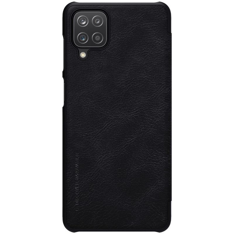 Flip Cover Samsung Galaxy A12 Anti-fald Qin Series Lædereffekt