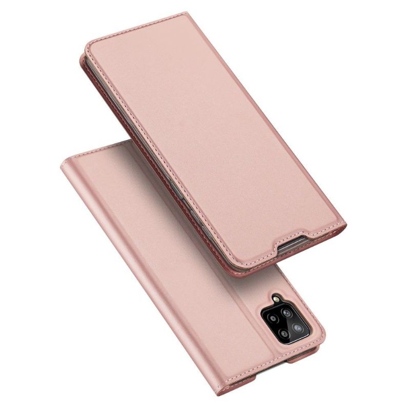 Flip Cover Samsung Galaxy A12 Business Satin Effekt