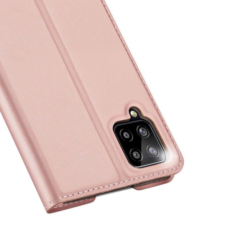 Flip Cover Samsung Galaxy A12 Business Satin Effekt