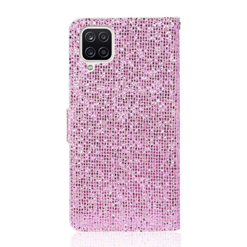 Flip Cover Samsung Galaxy A12 Glitterkortholder