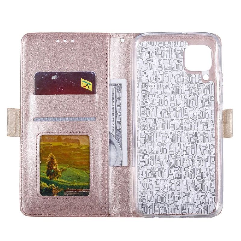 Flip Cover Samsung Galaxy A12 Punge Etui Romansk Blonde