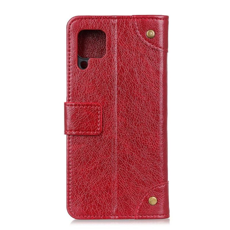 Flip Cover Samsung Galaxy A12 Vintage Nappa