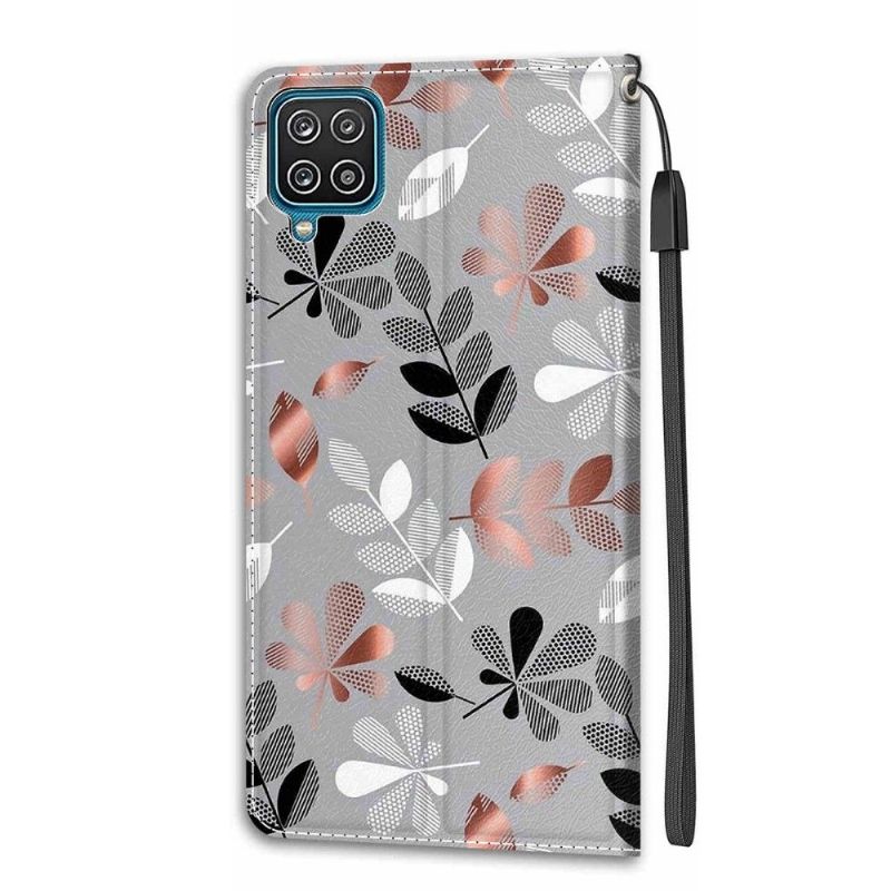 Læder Cover Samsung Galaxy A12 Original Vilde Blade Illustration