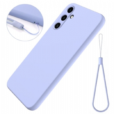 Cover Samsung Galaxy A55 5g Telefon Etui Flydende Silikone Strop