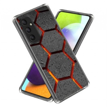 Cover Samsung Galaxy A55 5g Telefon Etui Geometrisk Mørk