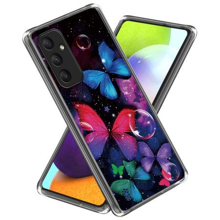 Cover Til Samsung Galaxy A55 5g Farverige Sommerfugle