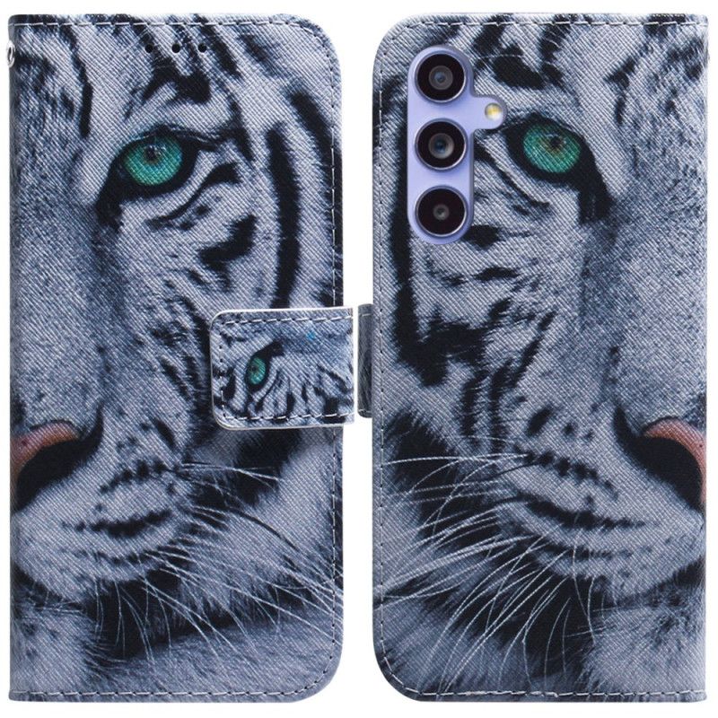 Flip Cover Samsung Galaxy A55 5g Hvid Tiger