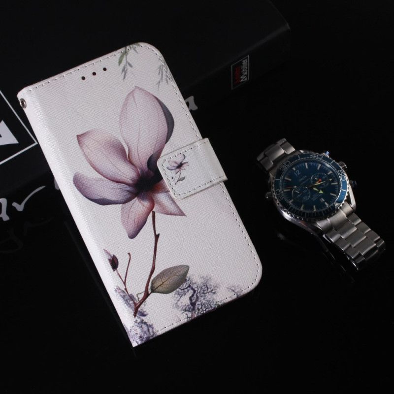 Flip Cover Samsung Galaxy A55 5g Lyserød Blomst