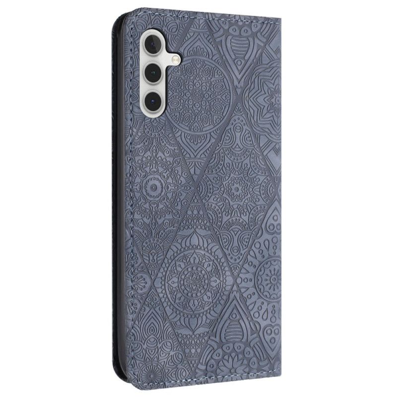 Flip Cover Samsung Galaxy A55 5g Patchwork Med Rem