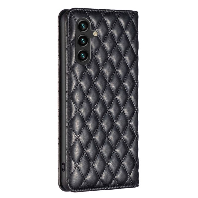 Læder Cover Samsung Galaxy A55 5g Quiltet Binfen Farve