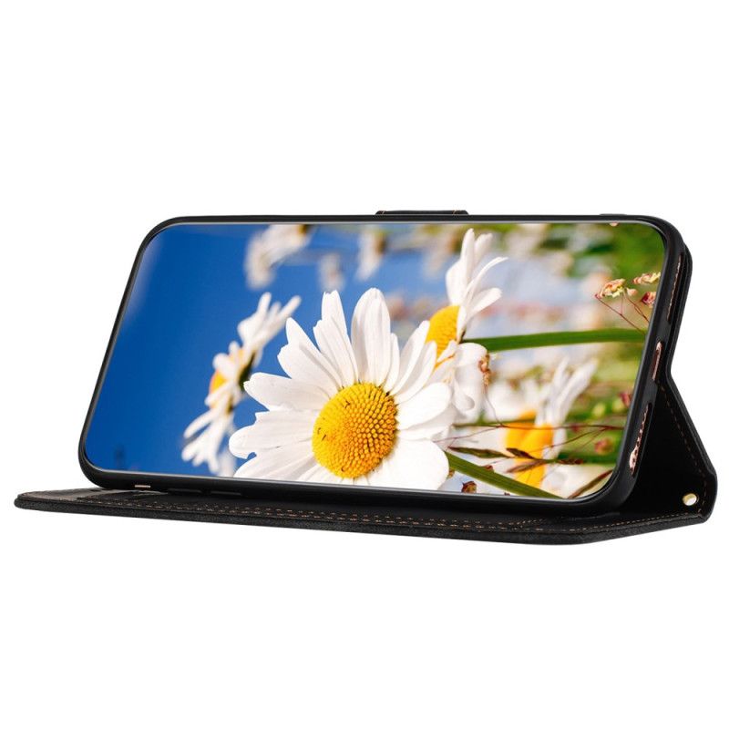 Læder Cover Samsung Galaxy A55 5g Telefon Etui Blomstermønster Med Rem