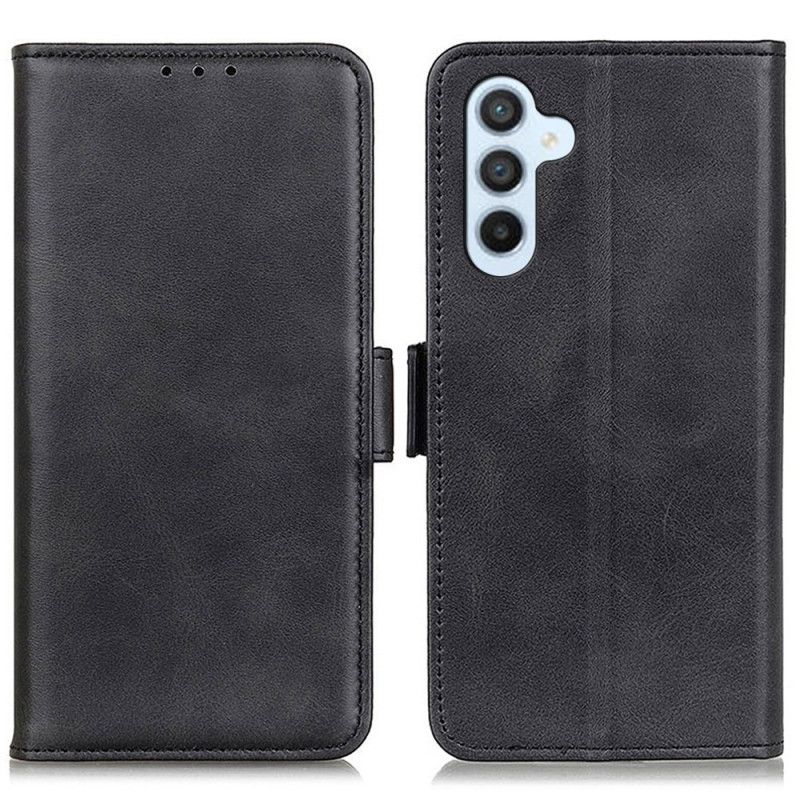 Læder Cover Samsung Galaxy A55 5g Telefon Etui Dobbeltlås