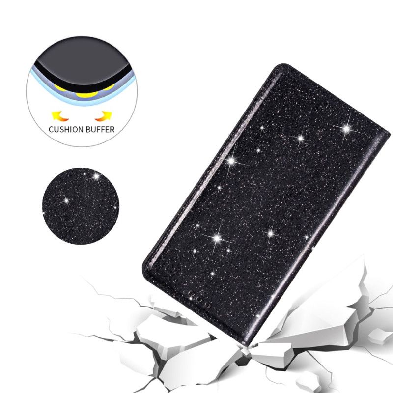 Læder Cover Samsung Galaxy A55 5g Telefon Etui Glitter