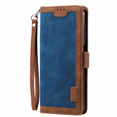 Læder Cover Samsung Galaxy A55 5g Telefon Etui Retro Tegnebog