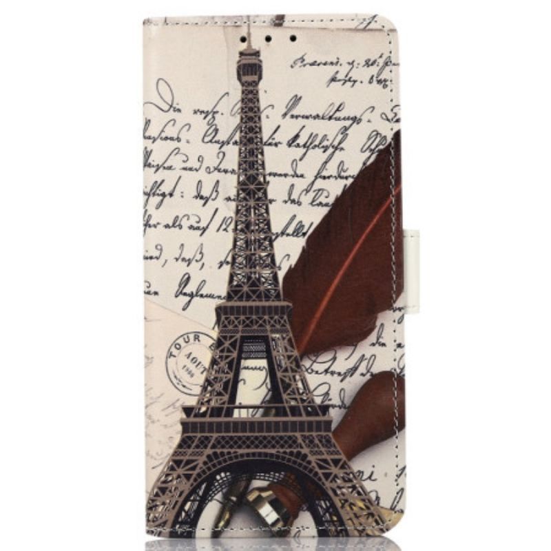 Læder Cover Google Pixel 7 En Digters Eiffeltårn