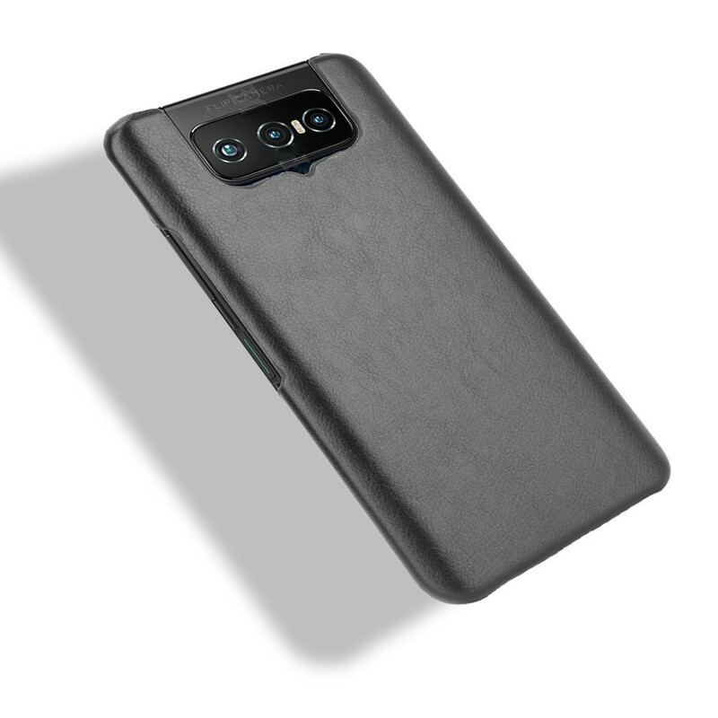 Cover Asus Zenfone 7 / 7 Pro Litchi Læder Effekt