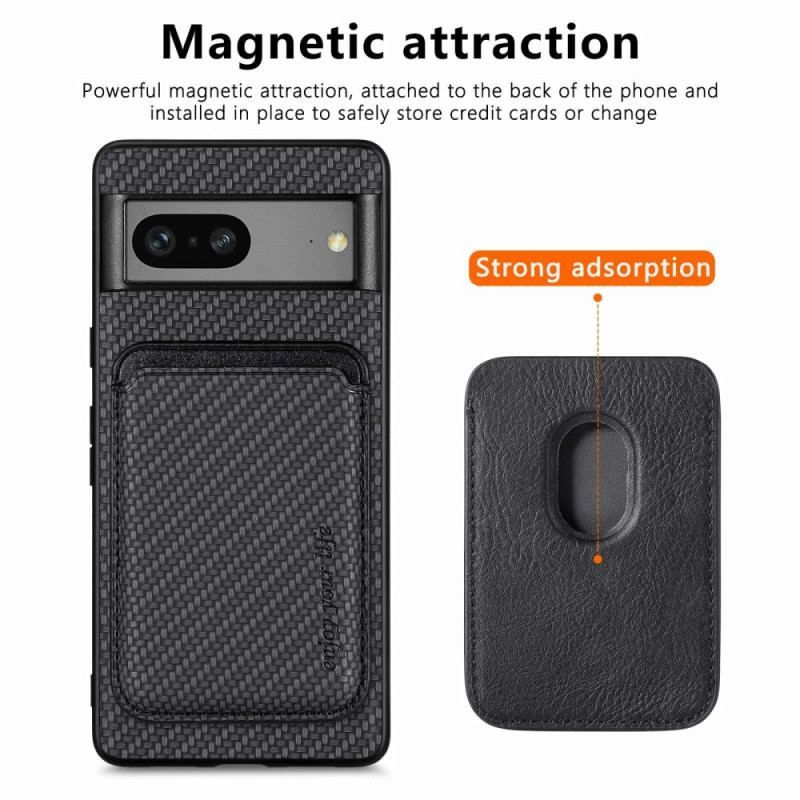 Cover Google Pixel 7 Carbon Fiber Aftagelig Kortholder