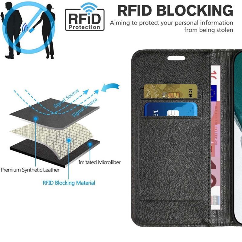 Cover Google Pixel 7 Pro Flip Cover Rfid Diamanter