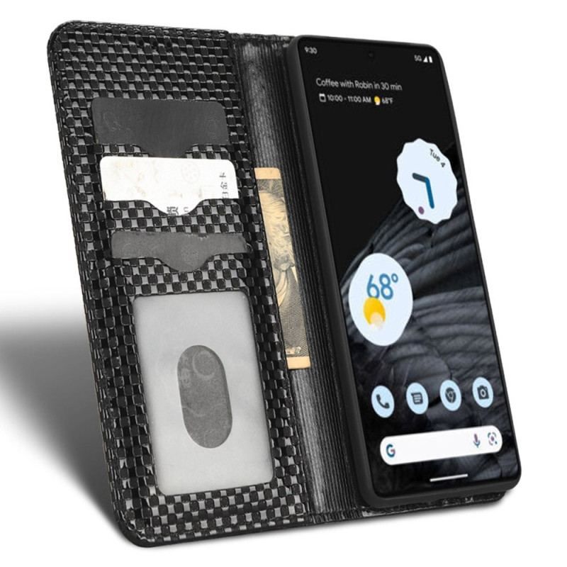 Cover Google Pixel 7 Pro Flip Cover Tekstureret