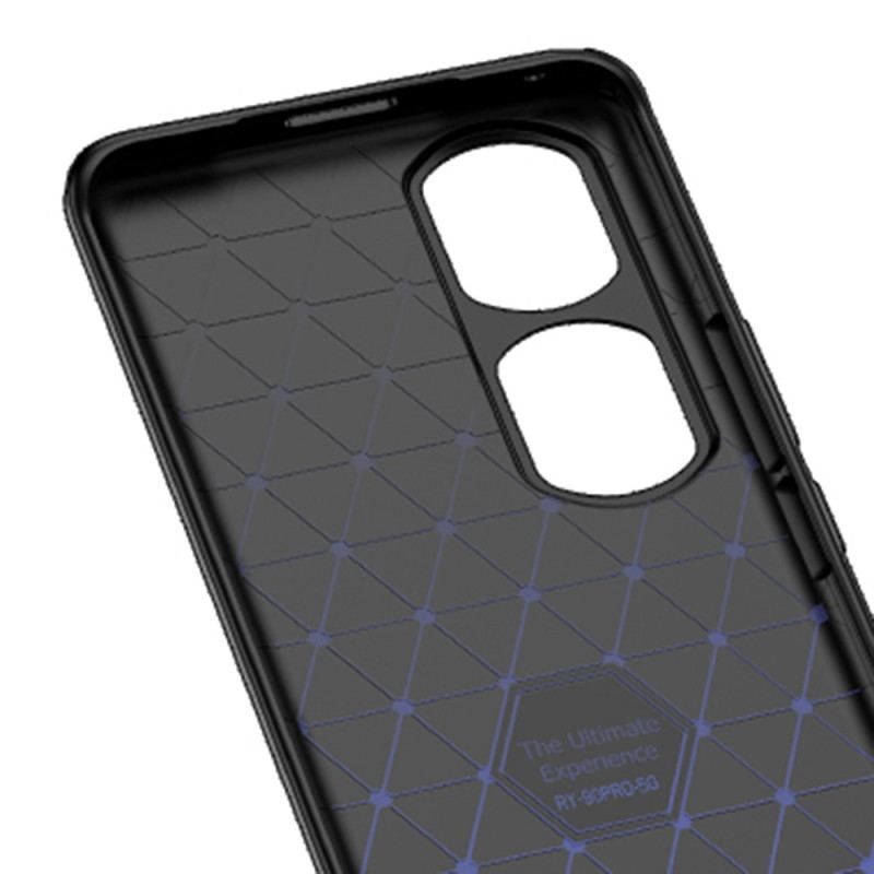 Cover Honor 90 Pro Dobbelt Linje Litchi Læder Effekt