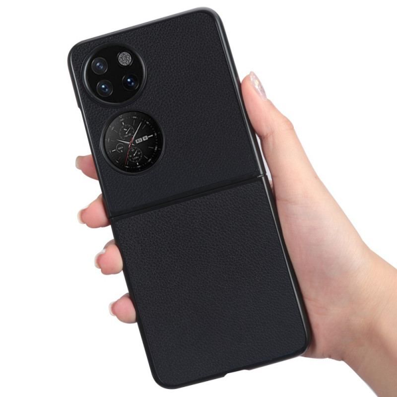 Cover Huawei P50 Pocket Litchi Læder Effekt