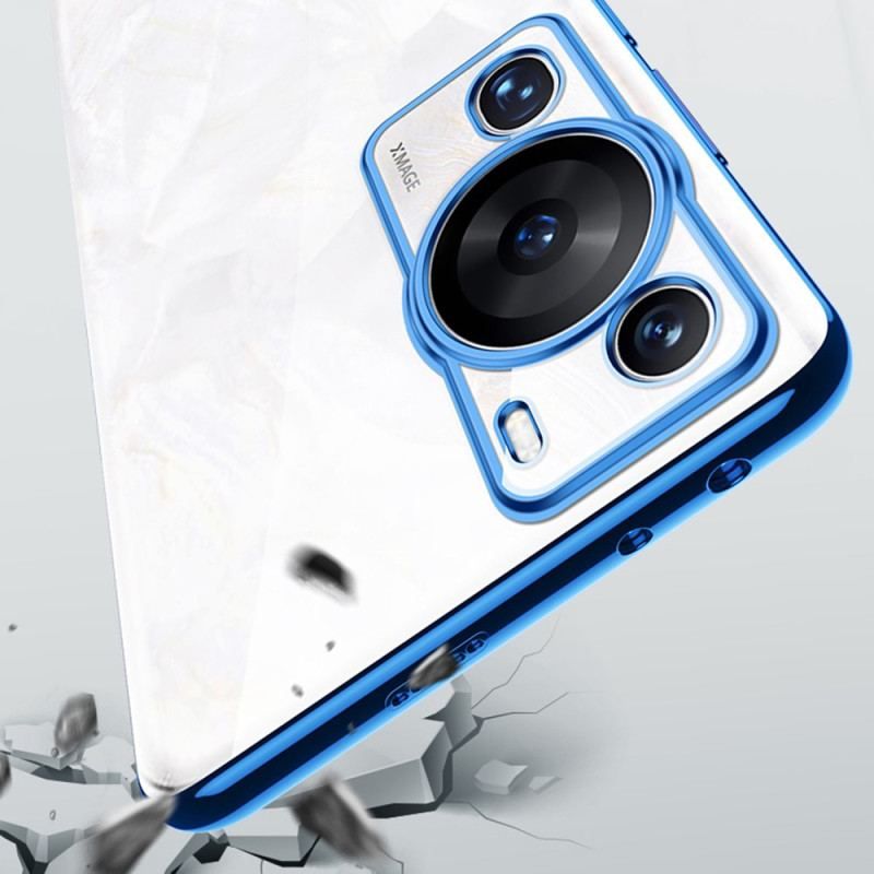 Cover Huawei P60 Pro Transparent Metal Style Kanter Sulada