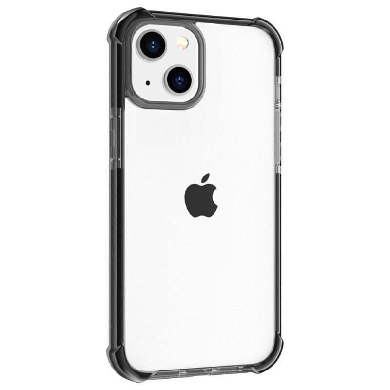 Cover iPhone 14 Gennemsigtige Farvede Kanter