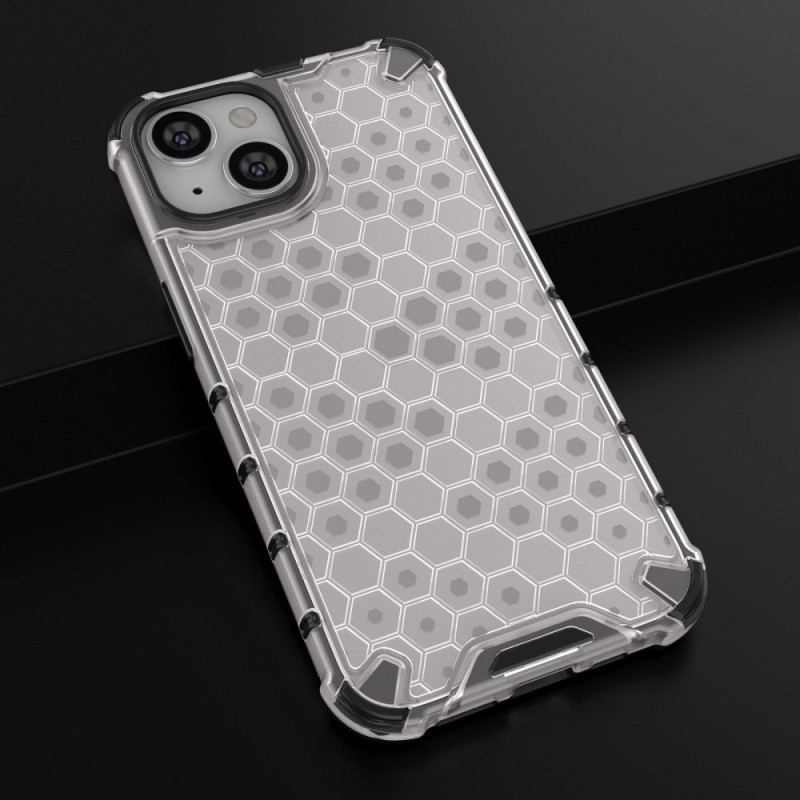Cover iPhone 14 Med Snor Med Honeycomb Ledning