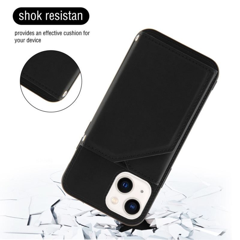 Cover iPhone 14 Med Snor Remkortholder