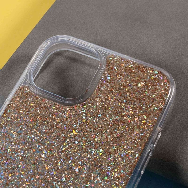 Cover iPhone 14 Plus Elegante Pailletter