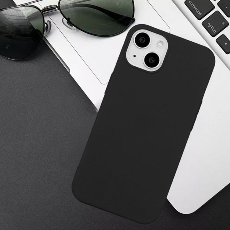 Cover iPhone 14 Plus Enkelt Mat Silikone