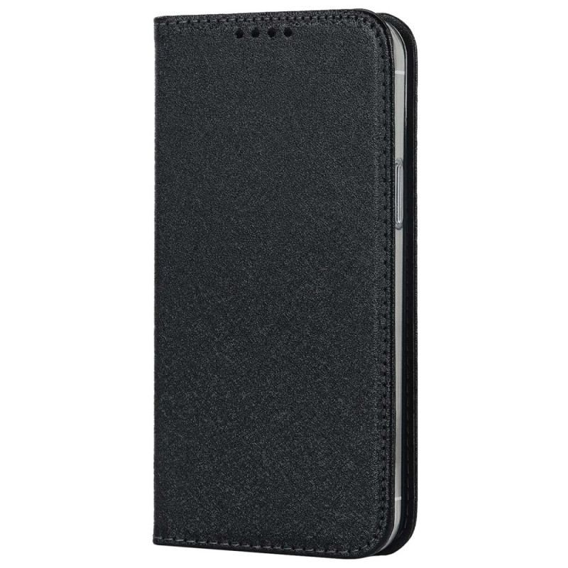 Cover iPhone 14 Plus Flip Cover Blødt Læderstil Med Rem