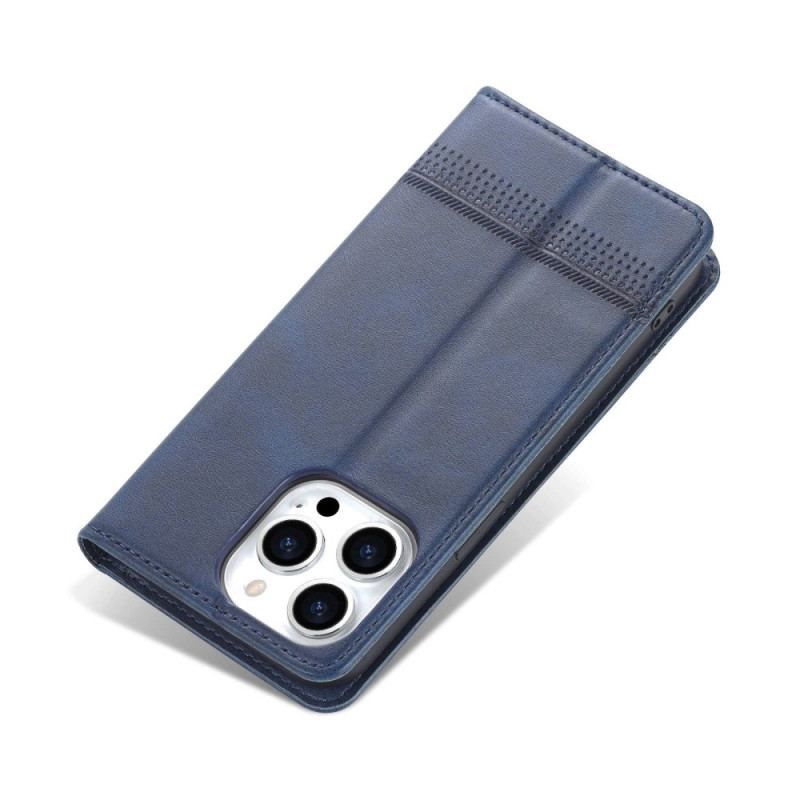 Cover iPhone 14 Pro Flip Cover Azns Læderstyling