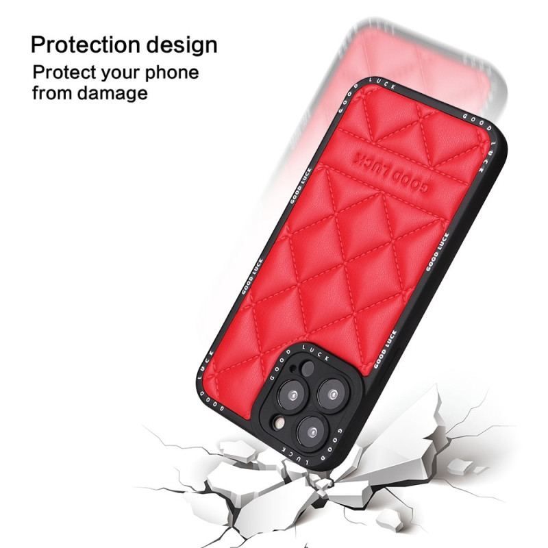 Cover iPhone 14 Pro Held Og Lykke Quiltet