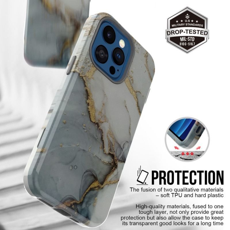 Cover iPhone 14 Pro Luksuriøs Marmor
