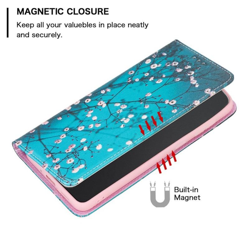 Cover iPhone 14 Pro Max Flip Cover Blomsterbilleder