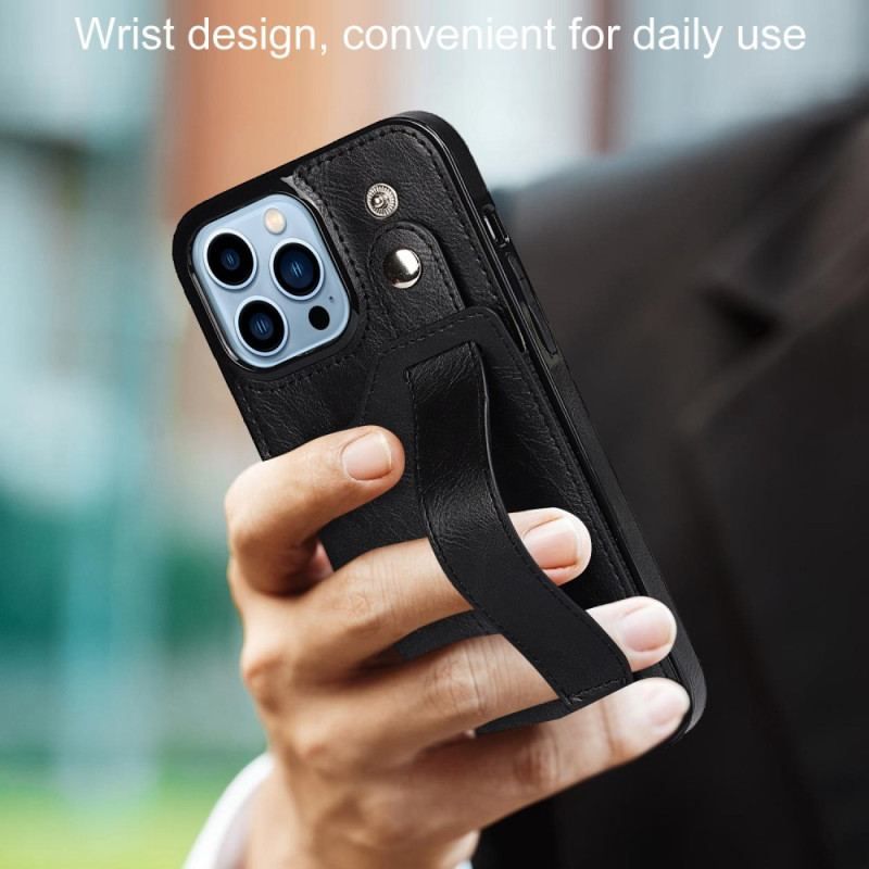 Cover iPhone 14 Pro Rfid-kortholder Med Rem