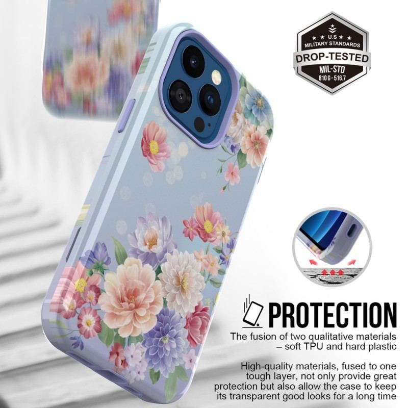 Cover iPhone 14 Pro Vintage Blomster